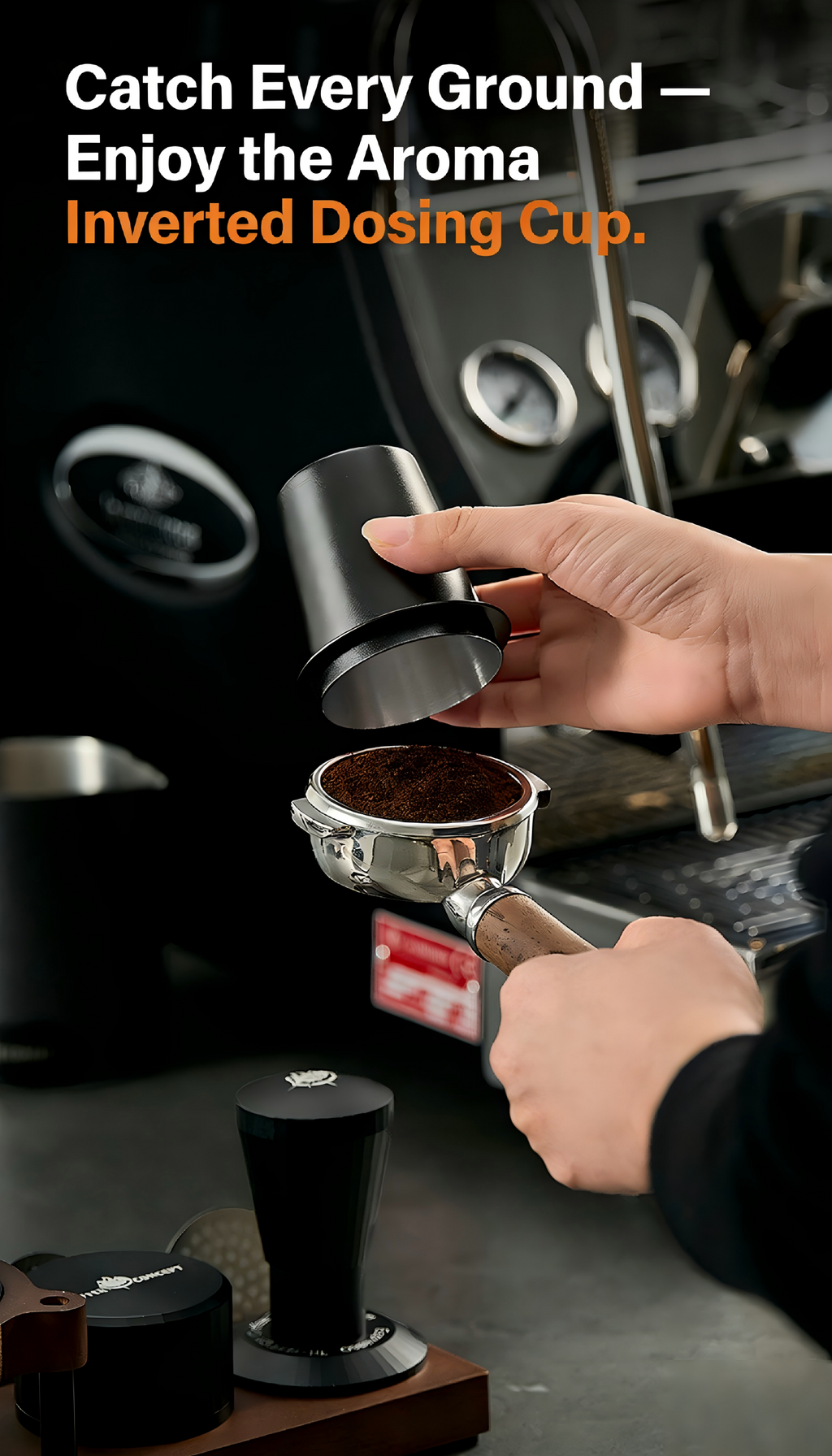 Best Coffee Dosing Cup for Espresso - Inverted Aroma Cup 51/53/58mm Under $10 - COFFEECONCEPT