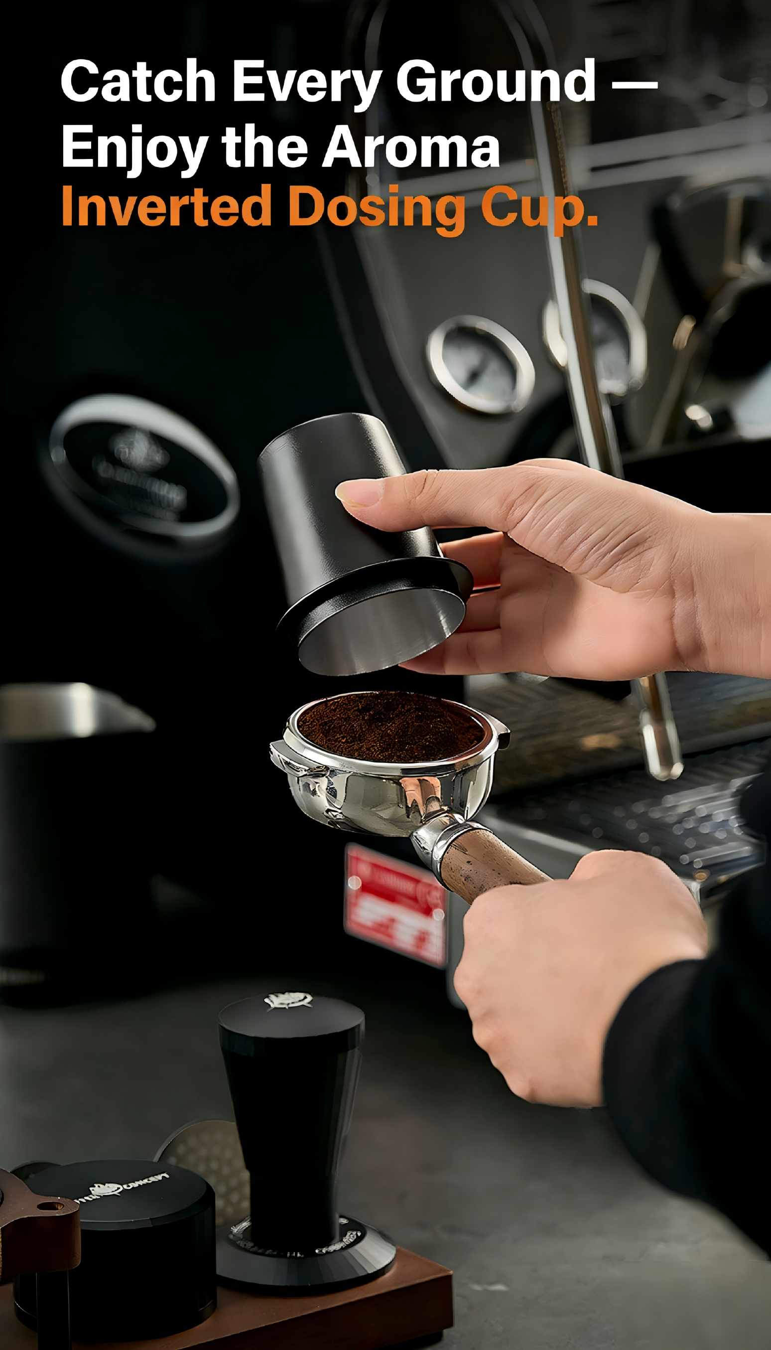 Best Coffee Dosing Cup for Espresso - Inverted Aroma Cup 51/53/58mm Under $10 - COFFEECONCEPT