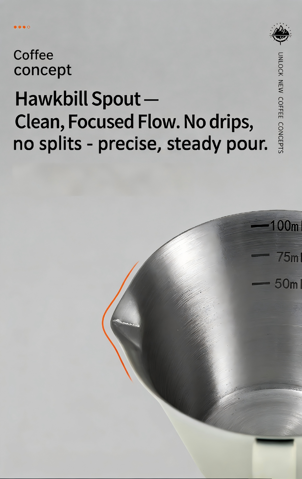 Best Espresso Shot Glass with Measurement Scale - Volca - view 3 | COFFEECONCEPT