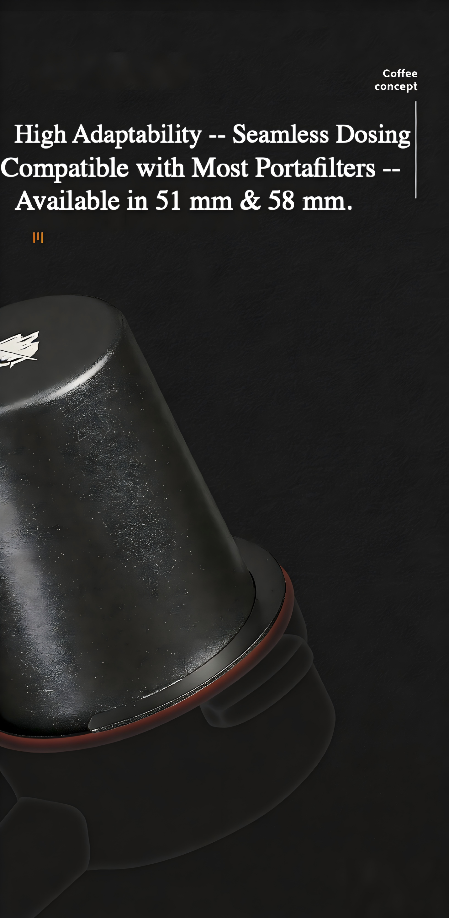 Best Coffee Dosing Cup for Espresso - Inverted Aroma Cup 51/53/58mm Under $10 - COFFEECONCEPT