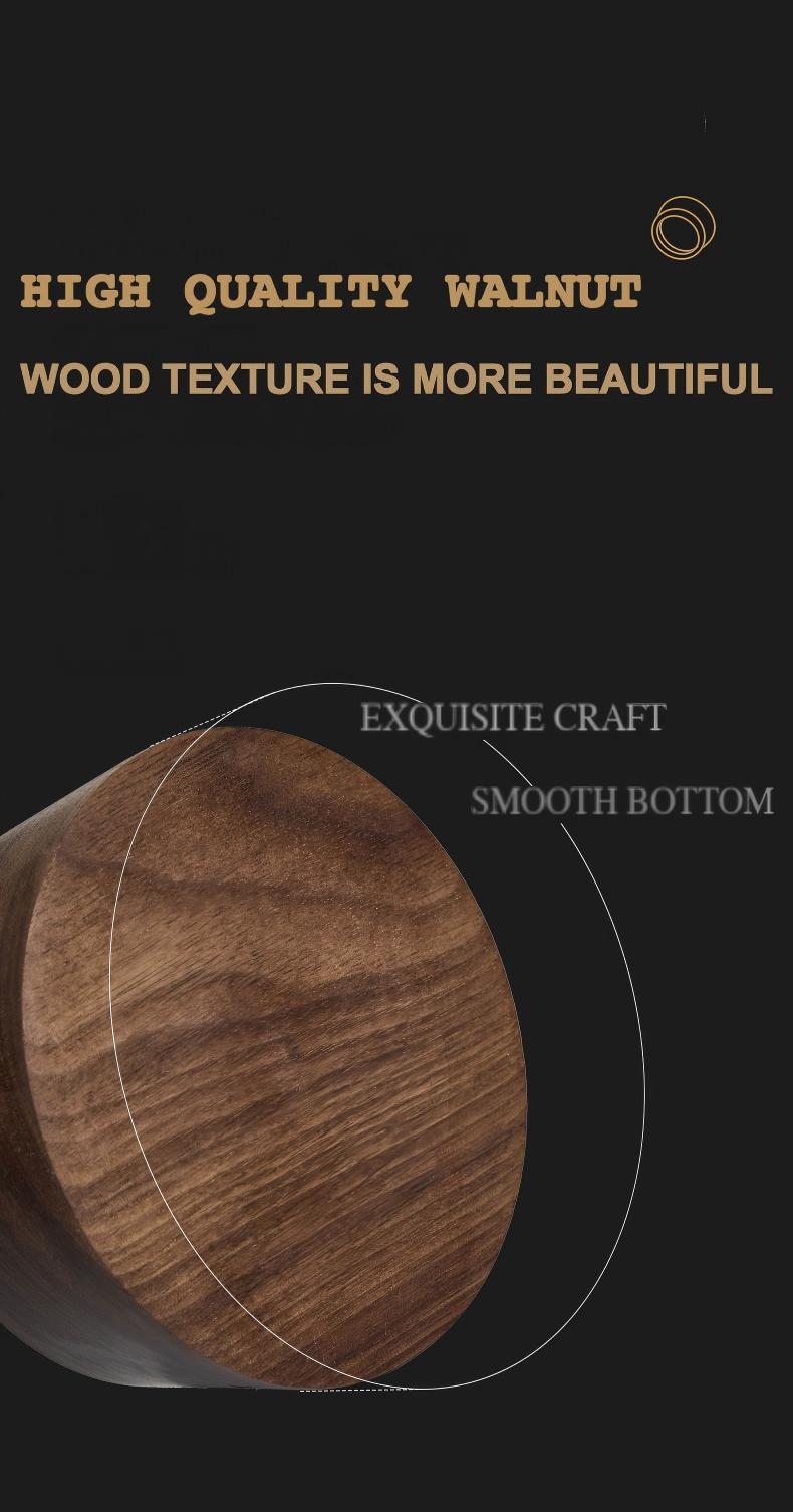 Walnut Espresso Tool Organizer Stand - Multi-Slot Storage for Tamper & Distributor Under $36 - COFFEECONCEPT