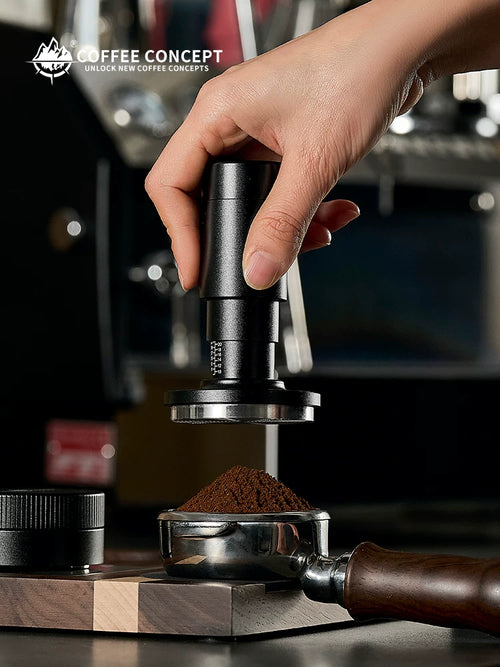 【COFFEE CONCEPT】Anti?Distribution Coffee Tamper, Adjustable Balance Spring, Constant Pressure Coffee Tamper 3?Piece Set