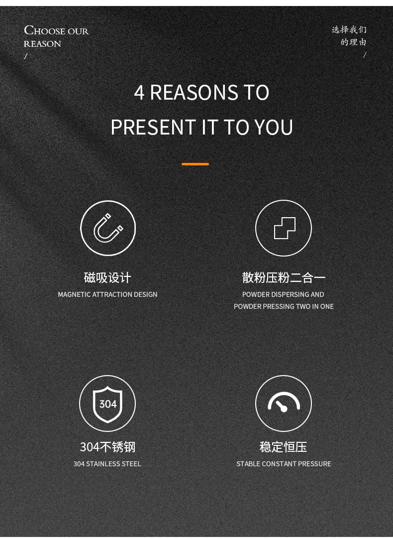 【COFFEE CONCEPT】Anti‑Distribution Coffee Tamper, Adjustable Balance Spring, Constant Pressure Coffee Tamper 3‑Piece Set