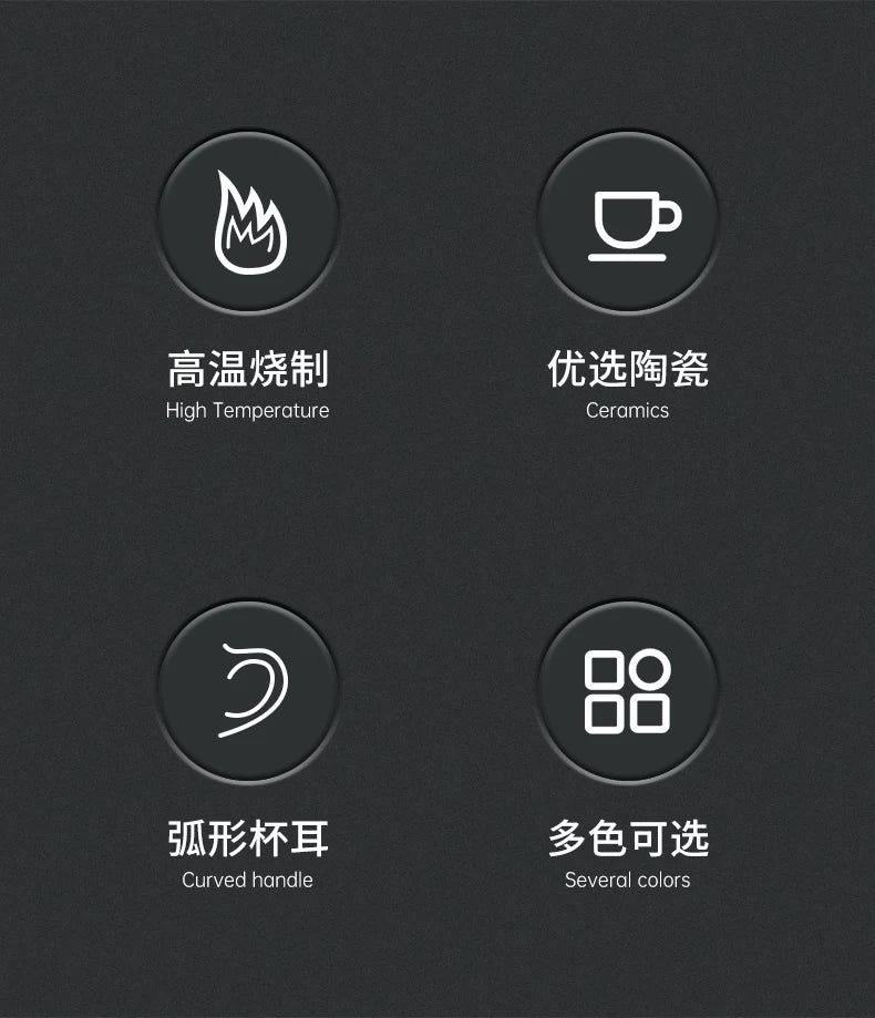 【COFFEE CONCEPT】Sawada Coffee Cup & Saucer Set, Professional Latte Art Cup, Thick Ceramic Espresso Cup for Pattern Design