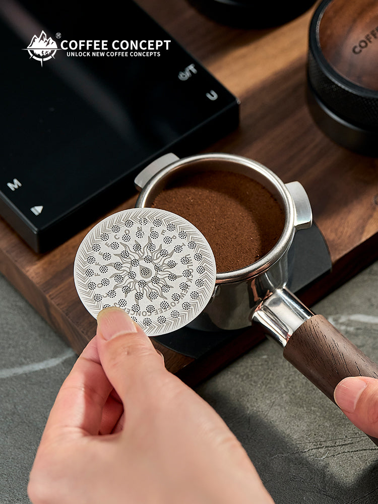 【COFFEE CONCEPT】58mm Precision Double Layer Espresso Filter Basket 18g/22g